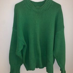 Babaá oversized green sweater
